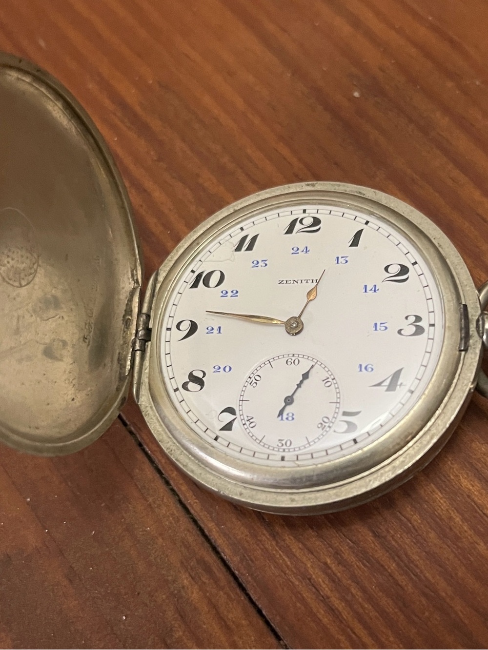 Vintage Zenith Grand Prix Paris 1900 Pocket Watch